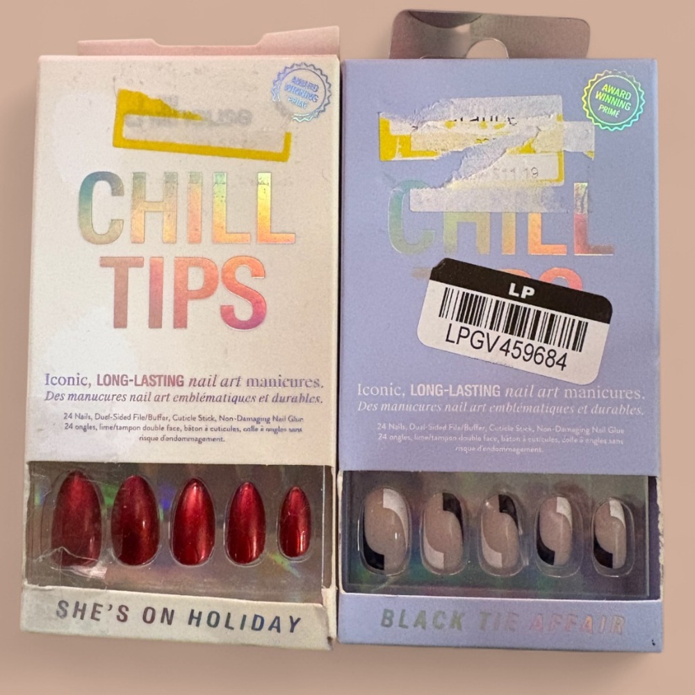 CHILL TIPS Two Sets Professional Nail Art Kits